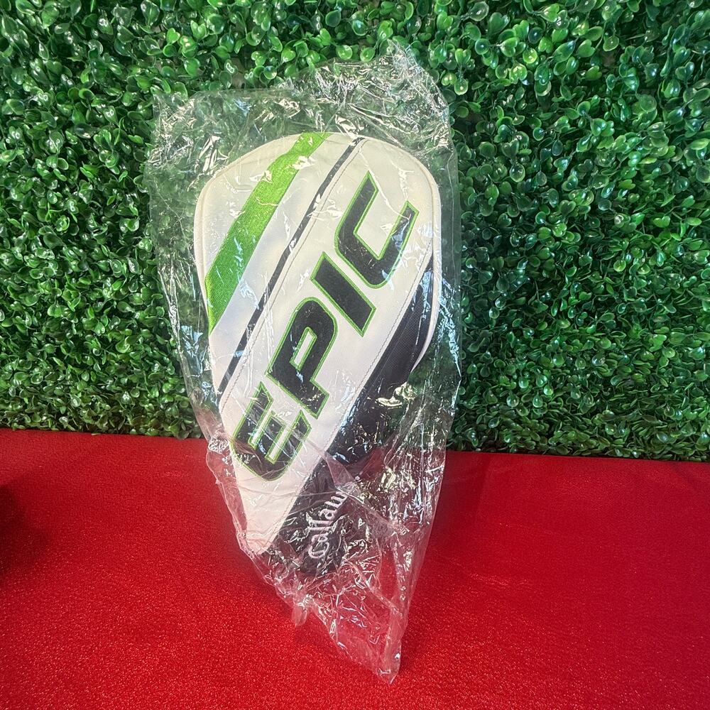 NEW Callaway EPIC Driver Headcover Black White Green - OEM Replacement Mag